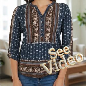 👛 (ANY 2/$20) STYLE & CO. BOHO Pull On Top